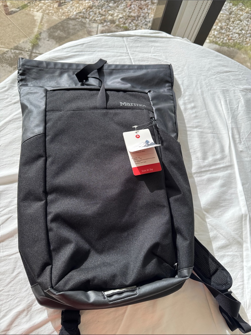 Marmot Black Roll-Top Men's Backpack